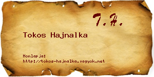Tokos Hajnalka névjegykártya